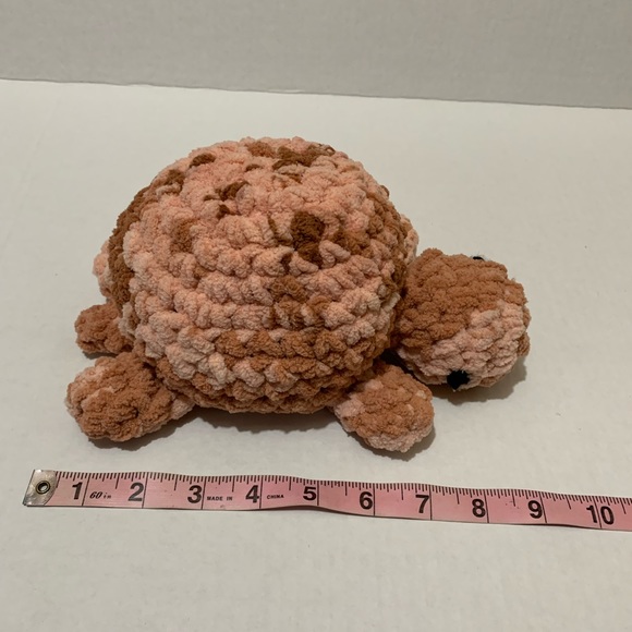 Nursery Room Decor Playroom Decor Crocheted Stuffed Turtle - Picture 15 of 16